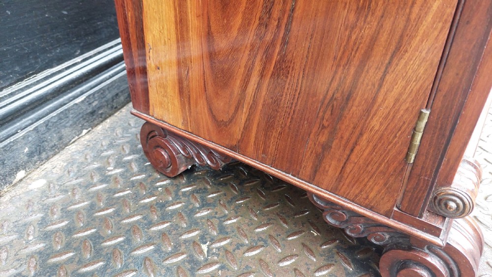 Regency Goncalo Alves Chiffonier Cabinet View XI