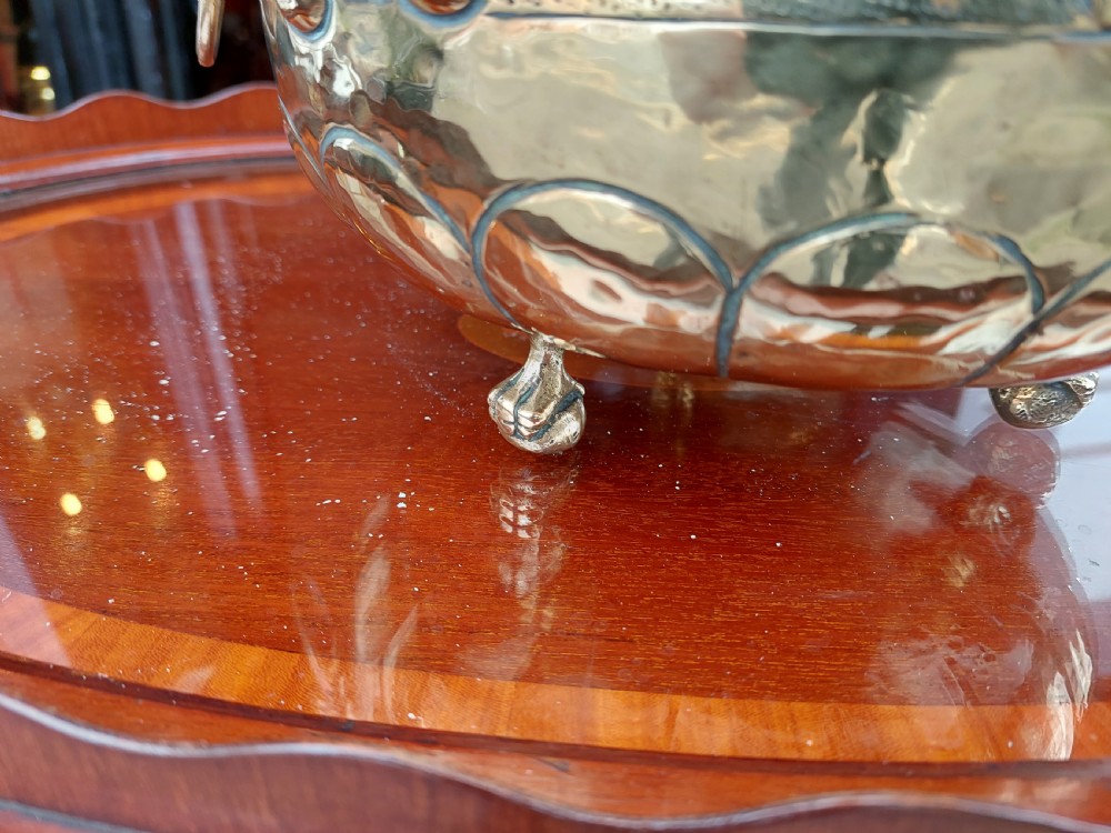 Victorian Brass Jardiniere Planter View VI
