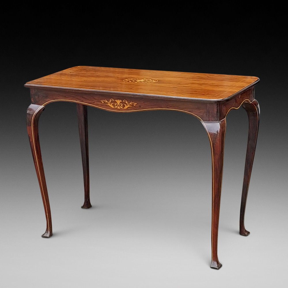 Edwardian Rosewood Hall Window Table
