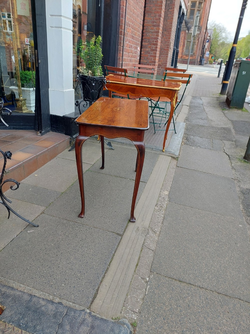 Edwardian Rosewood Hall Window Table View V