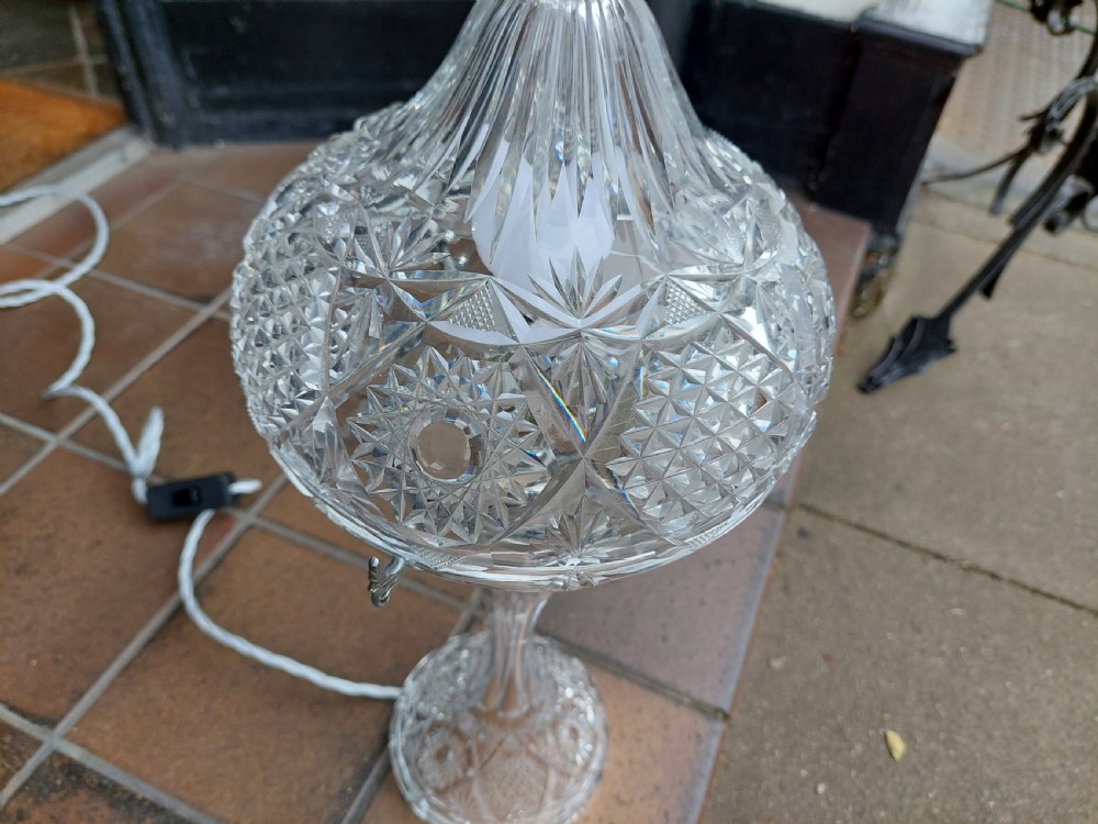 1920's Crystal Table 