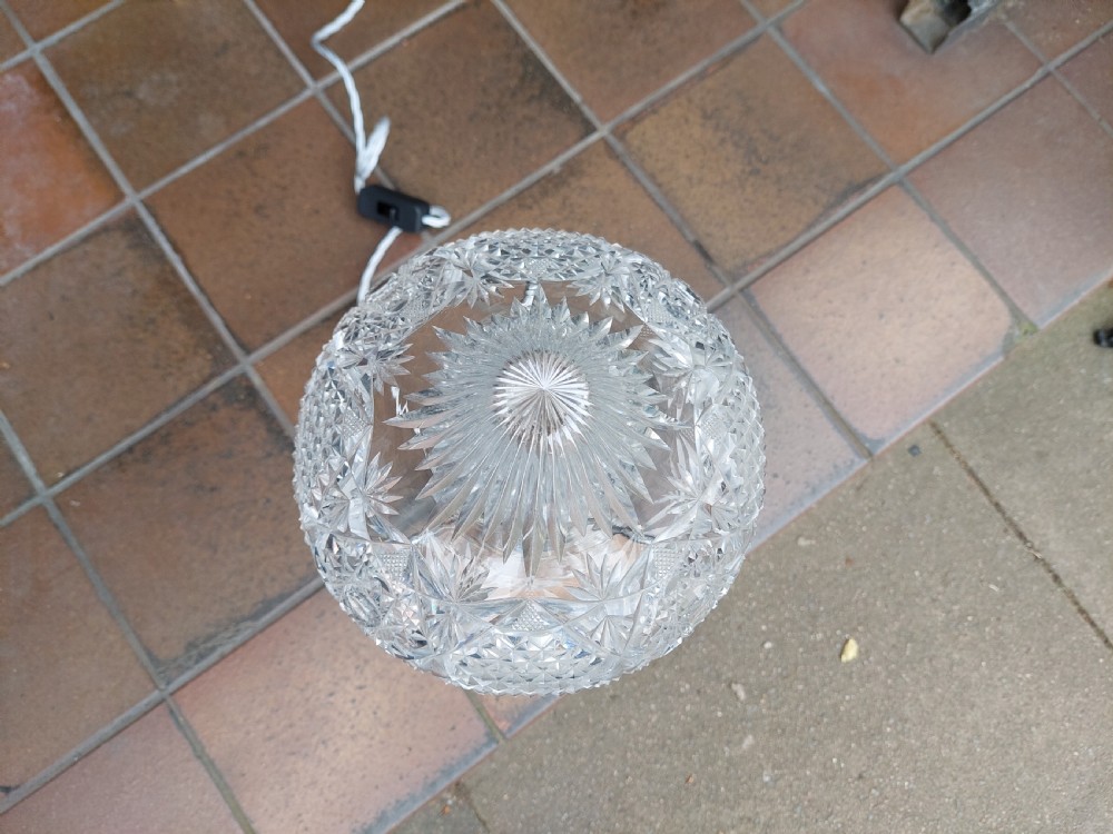 1920's Crystal Table 