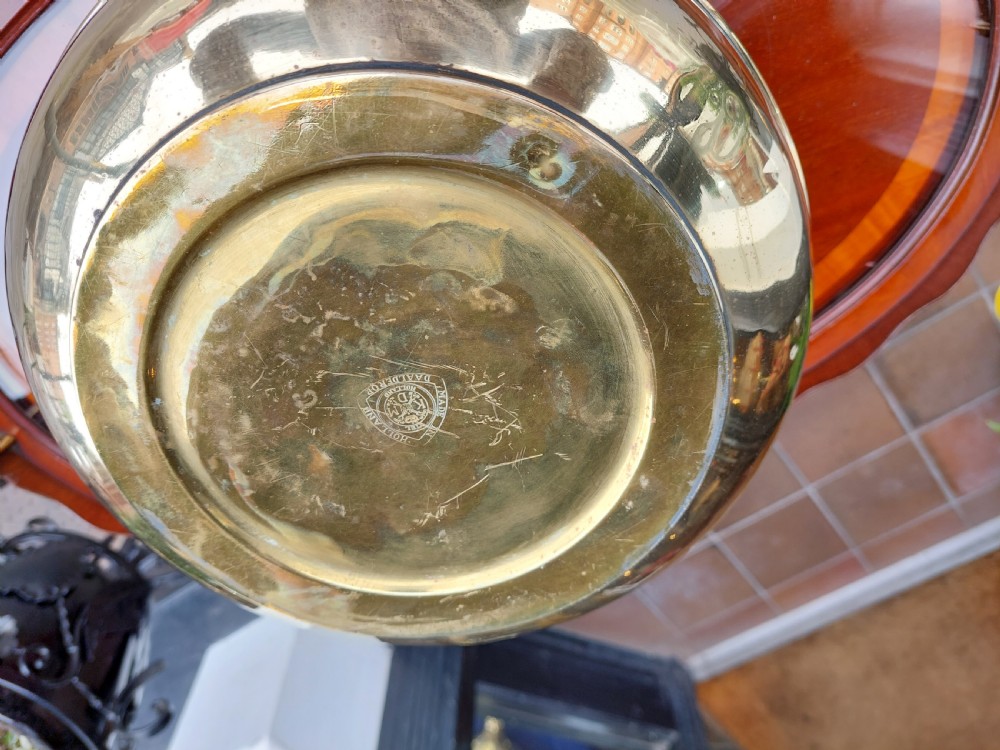 Art Nouveau Brass Planter Jardiniere View V