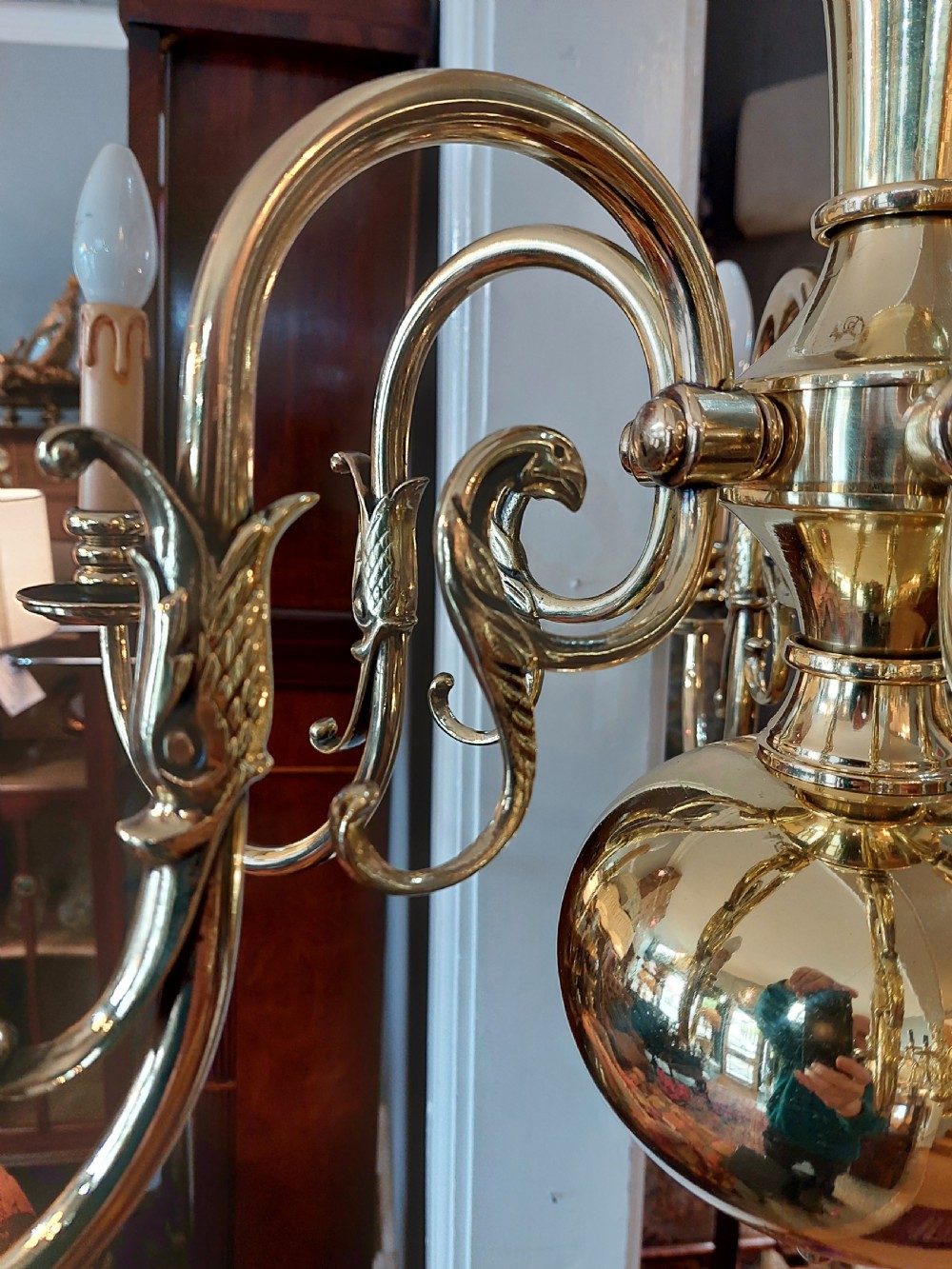 Pair of Early 20thC Dutch Chandeliers View III