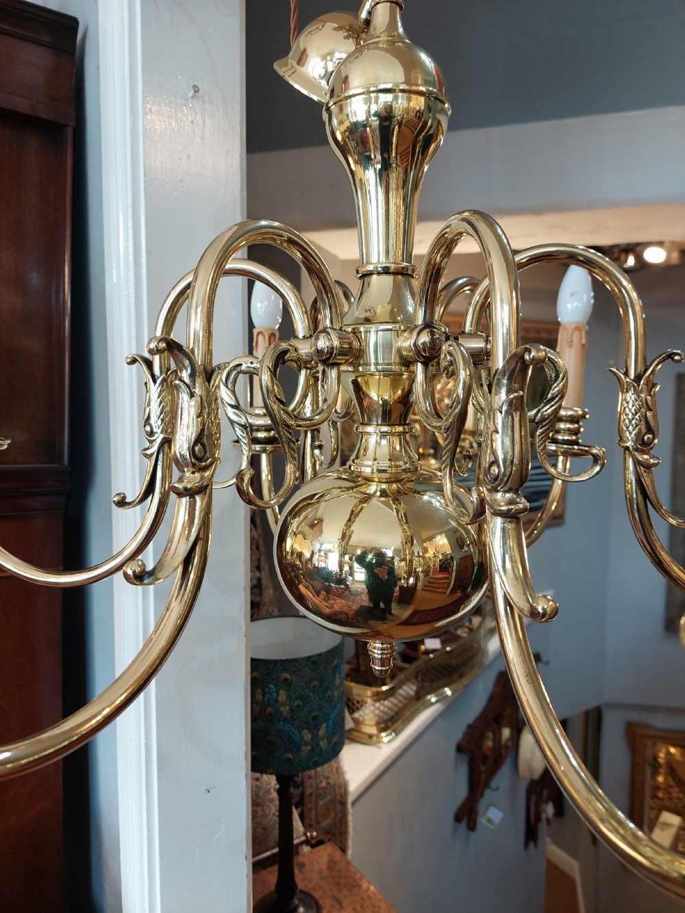 Pair of Early 20thC Dutch Chandeliers View VII