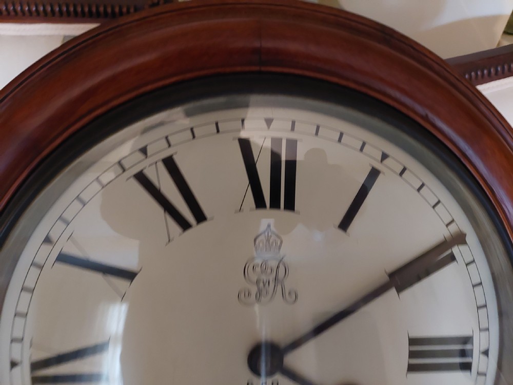 George VI Post Office Fusee Dial Clock View III