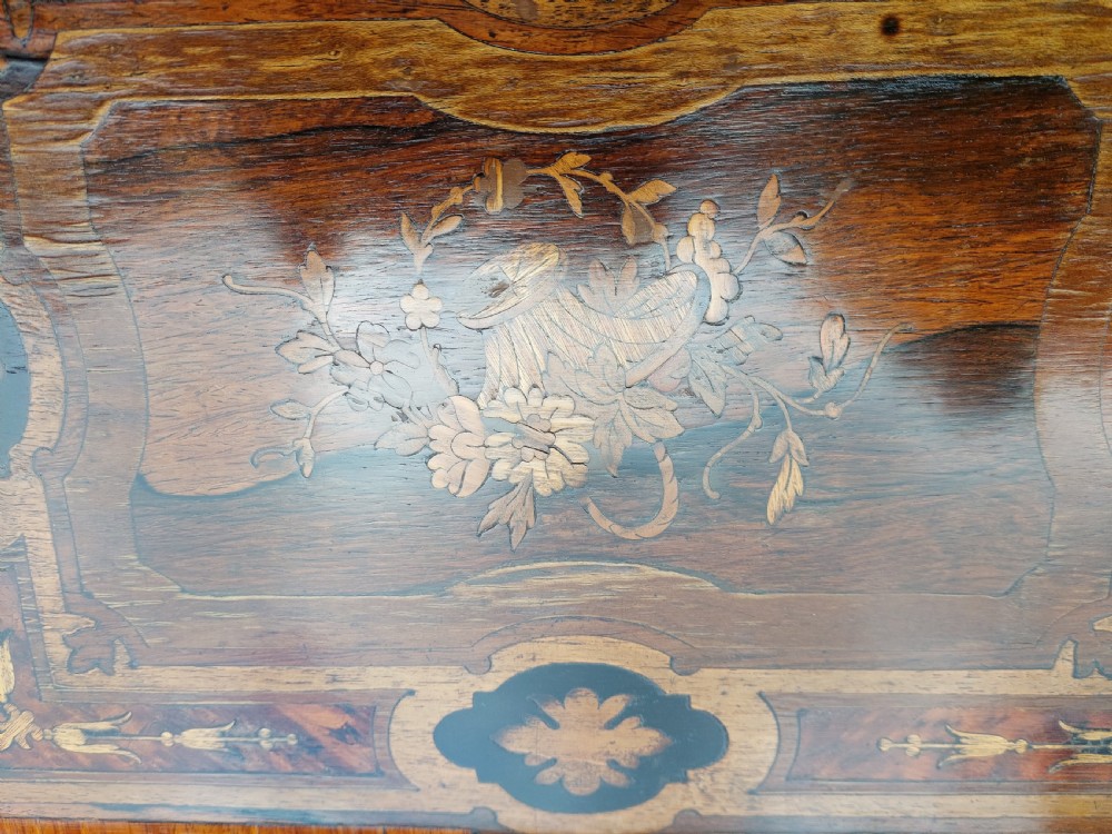 Late Victorian Marquetry Whatnot Stand View III