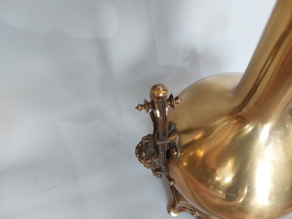 Pair of Early 20thC Brass Table Lamps View VI