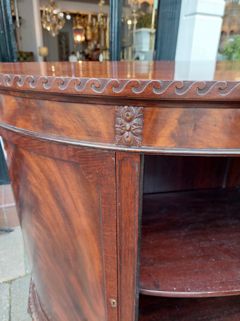 Early 20th Century Mahogany Drinks Side Cabinet View VI