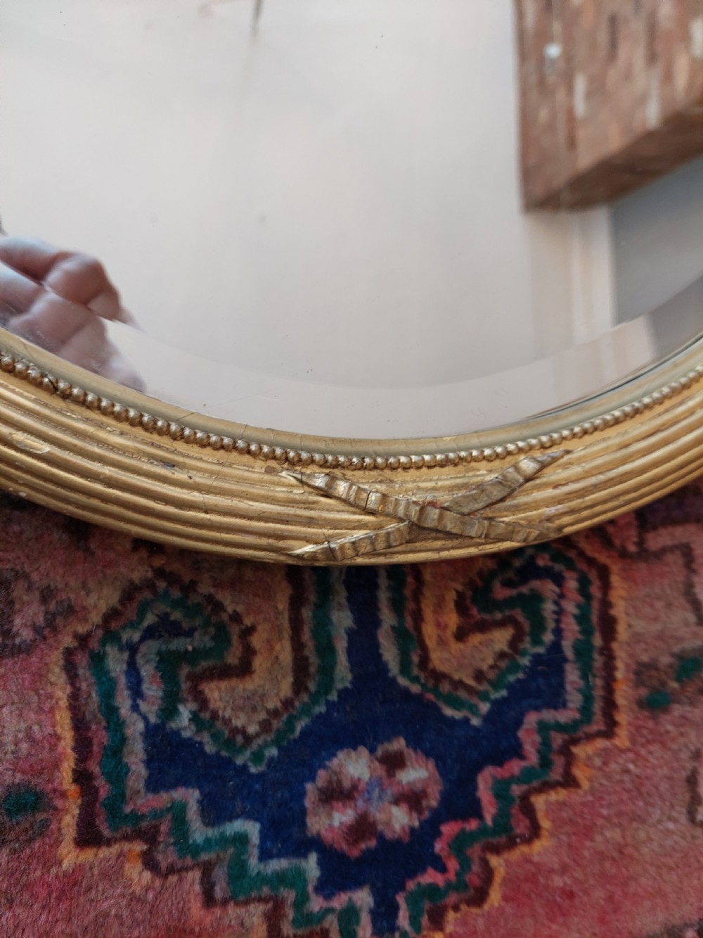 Victorian Giltwood Wall Mirror View II