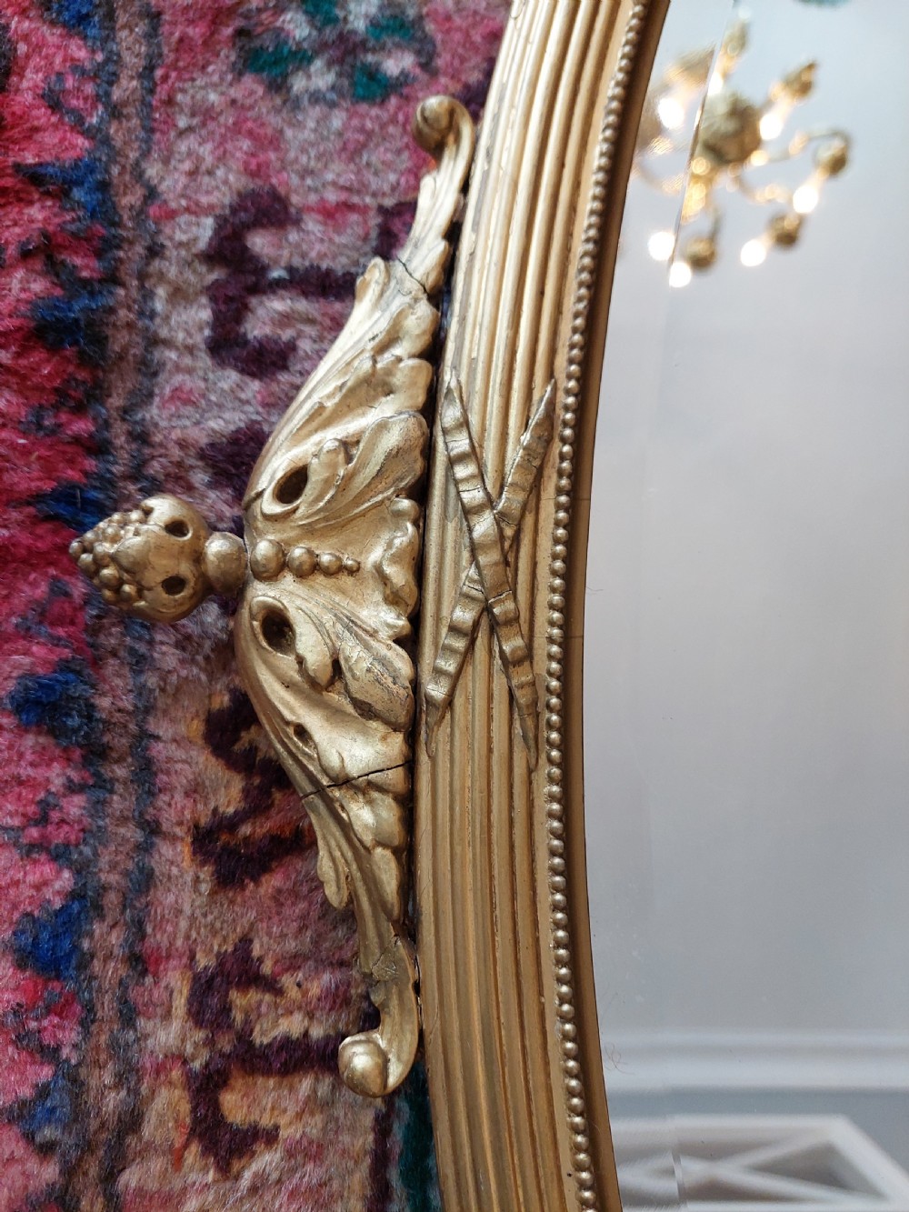 Victorian Giltwood Wall Mirror View III