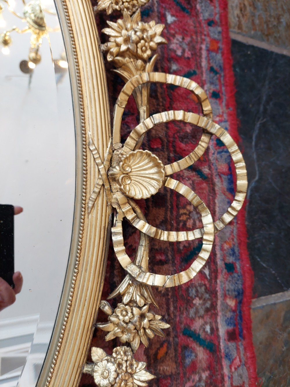 Victorian Giltwood Wall Mirror View IV