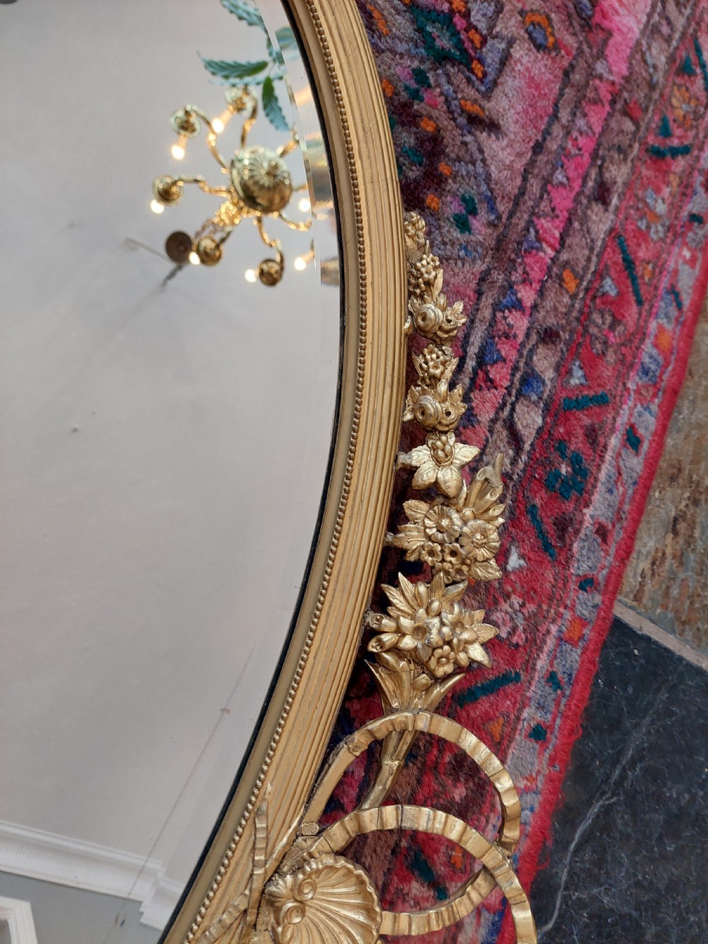 Victorian Giltwood Wall Mirror View VI