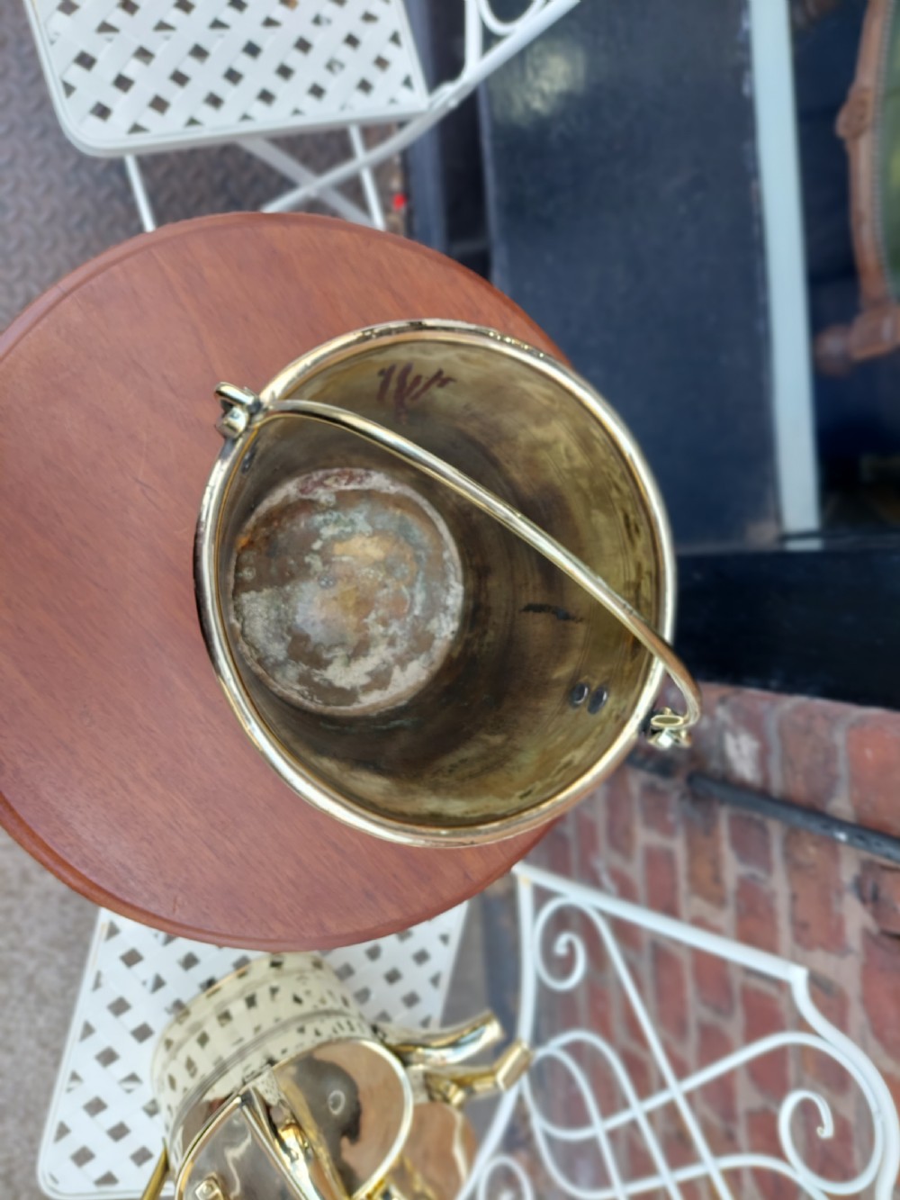 Georgian Brass Ice Bucket View II