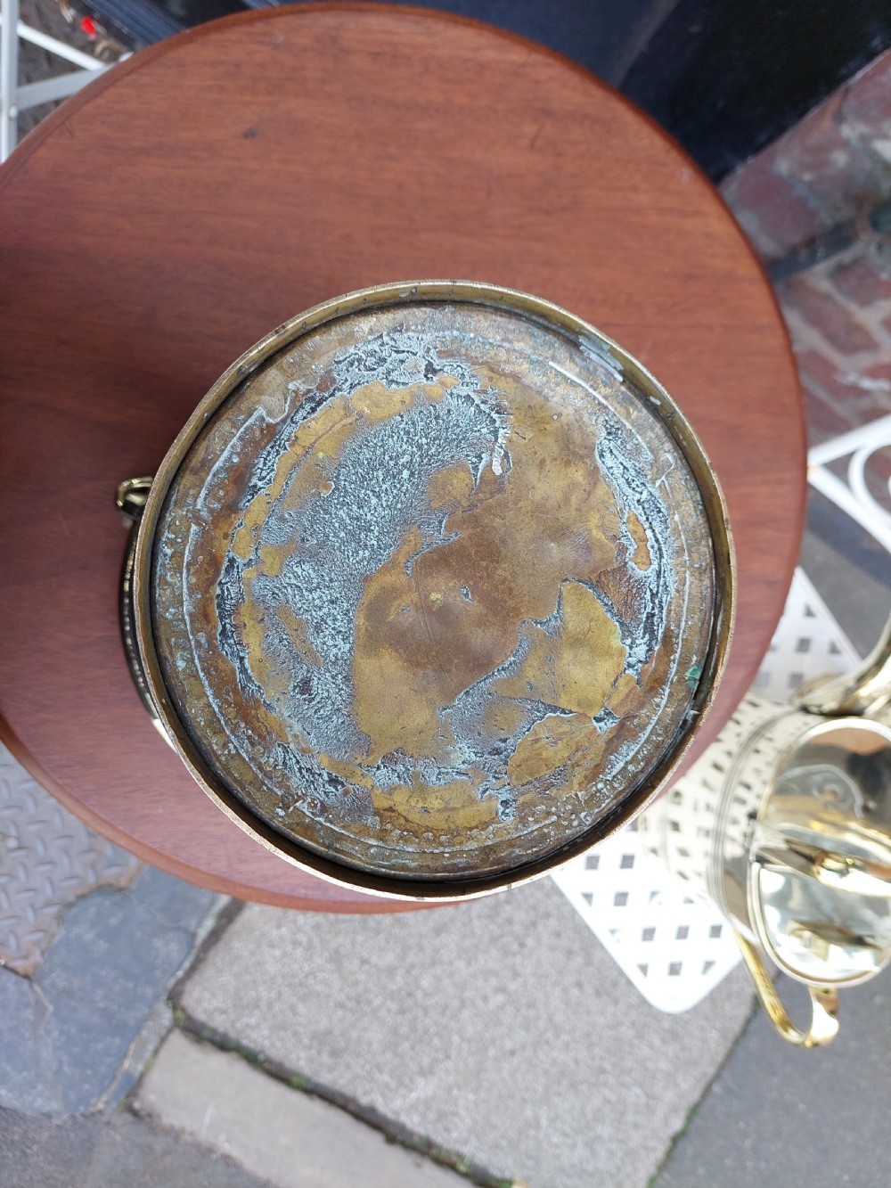 Georgian Brass Ice Bucket View III