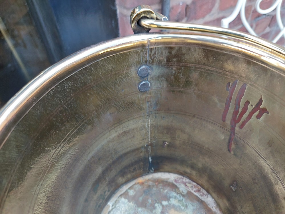 Georgian Brass Ice Bucket View V
