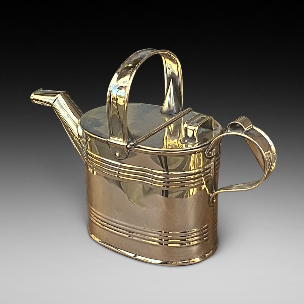 Victorian Brass Watering Can 