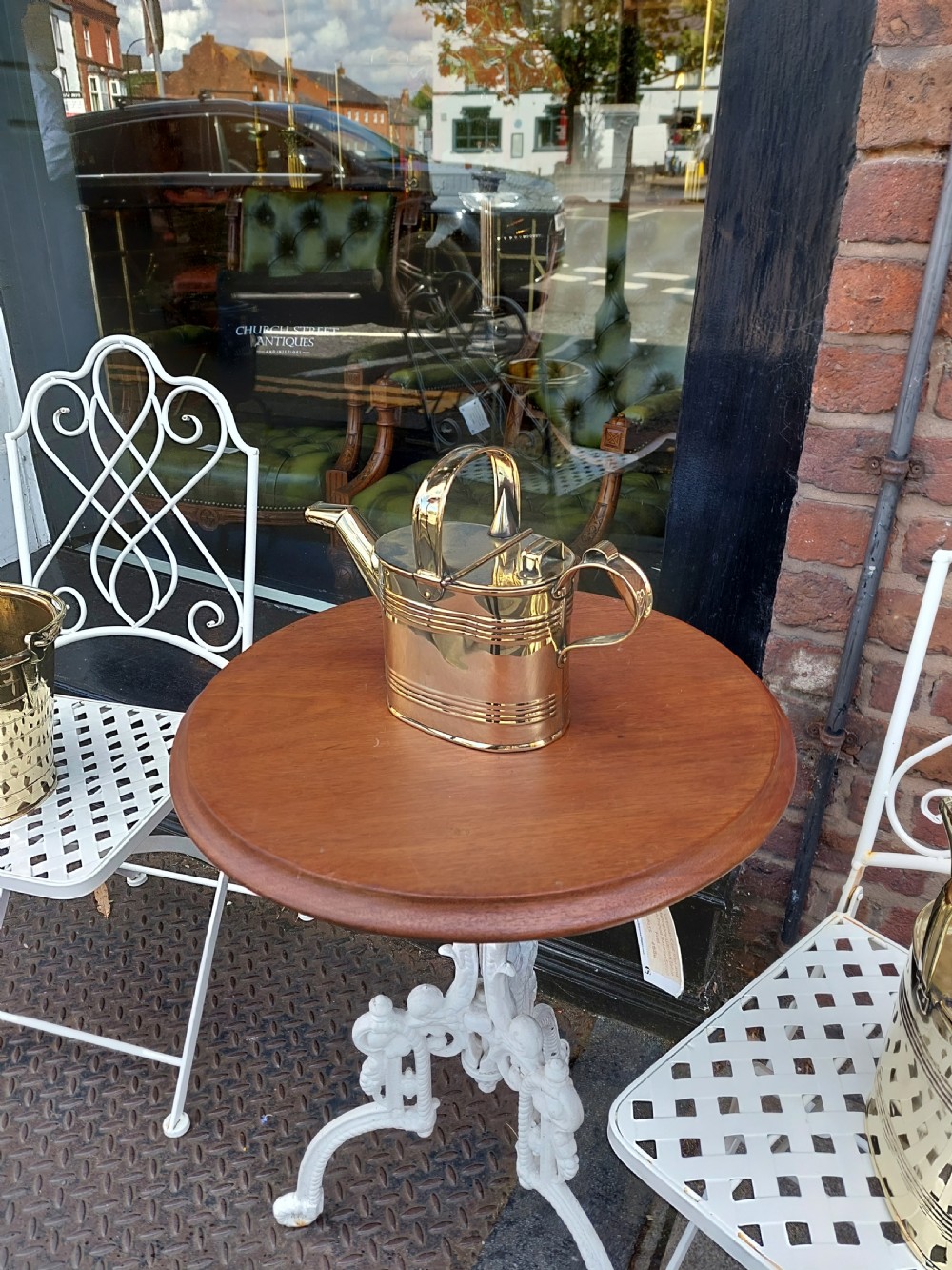 Victorian Brass Watering Can  View II