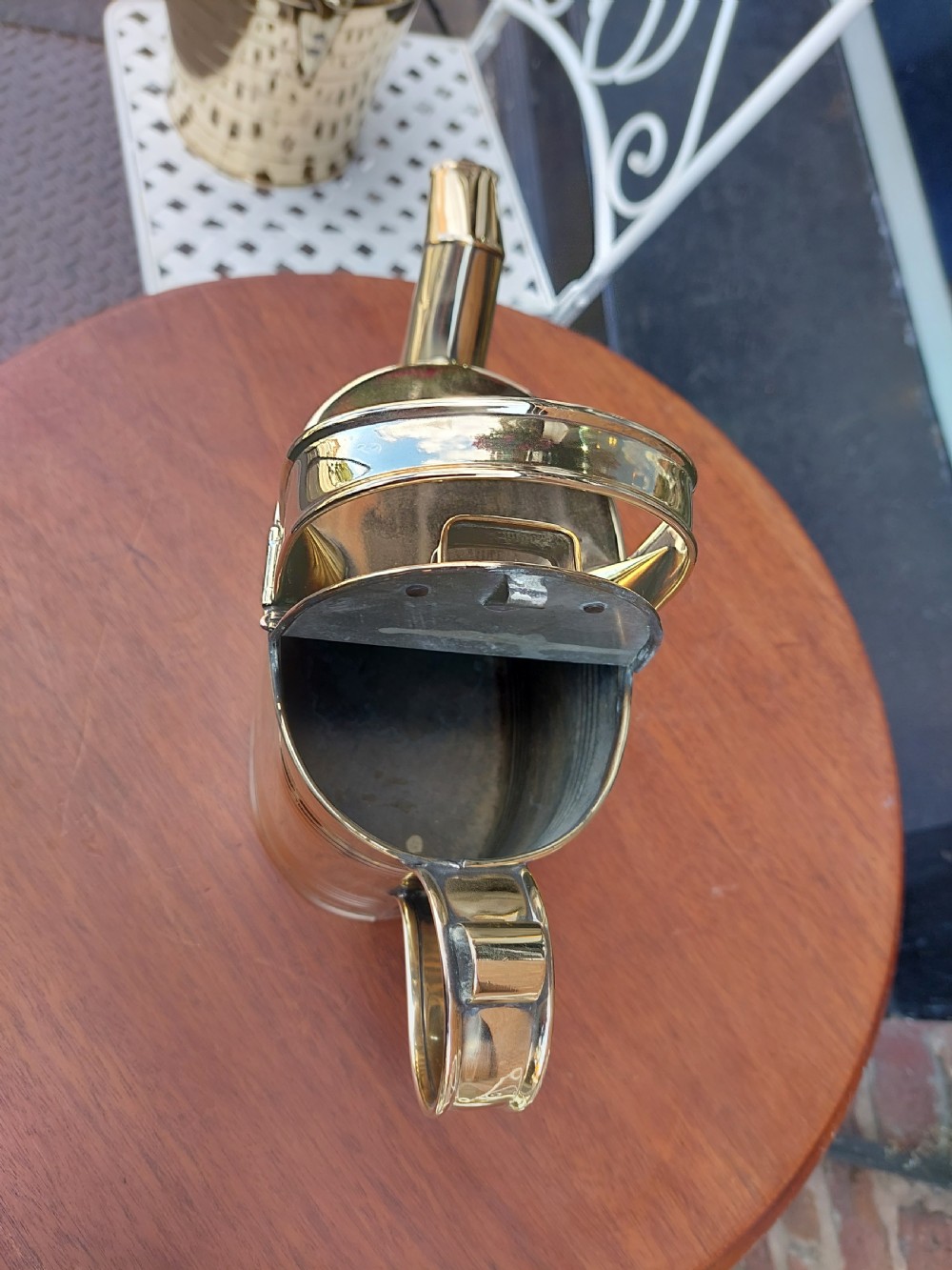 Victorian Brass Watering Can  View III