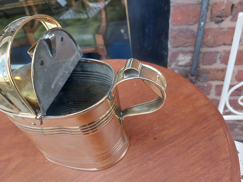 Victorian Brass Watering Can  View IV