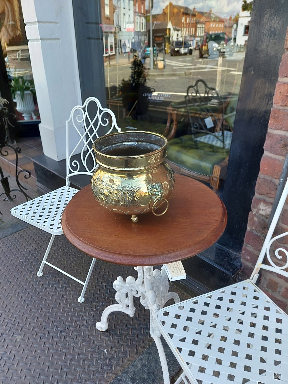 Late Victorian Art Nouveau Style Jardiniere Planter View II