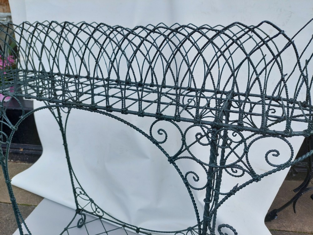 Regency Painted Wire Planter View III