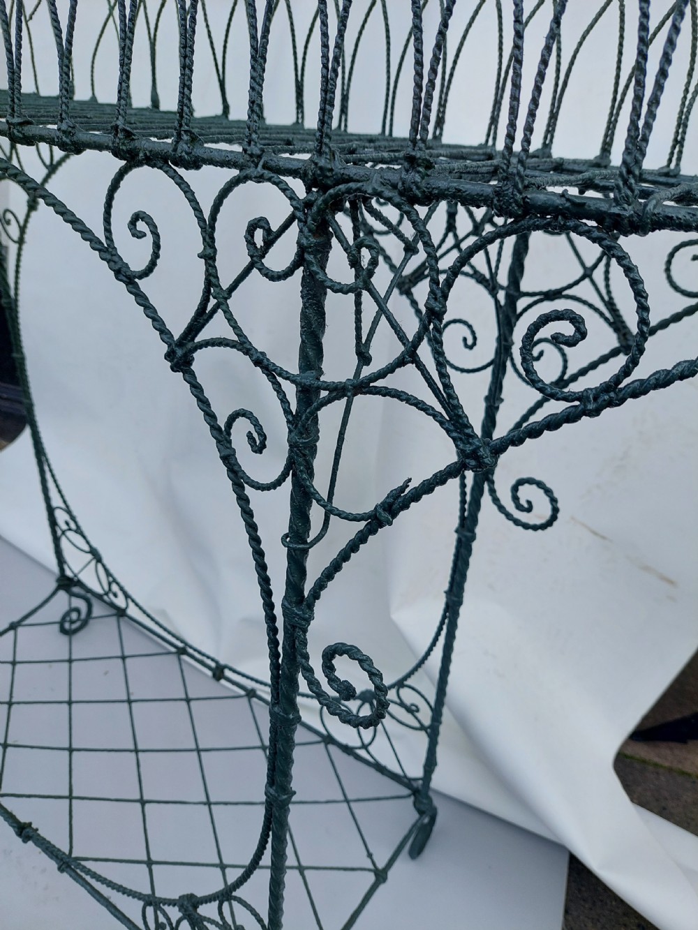 Regency Painted Wire Planter View VI