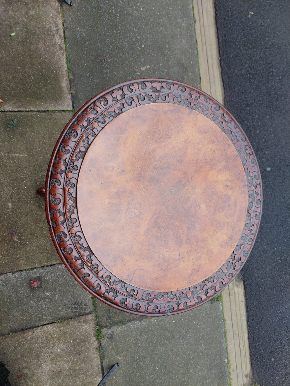 Victorian Walnut Tripod Occasional Table View II
