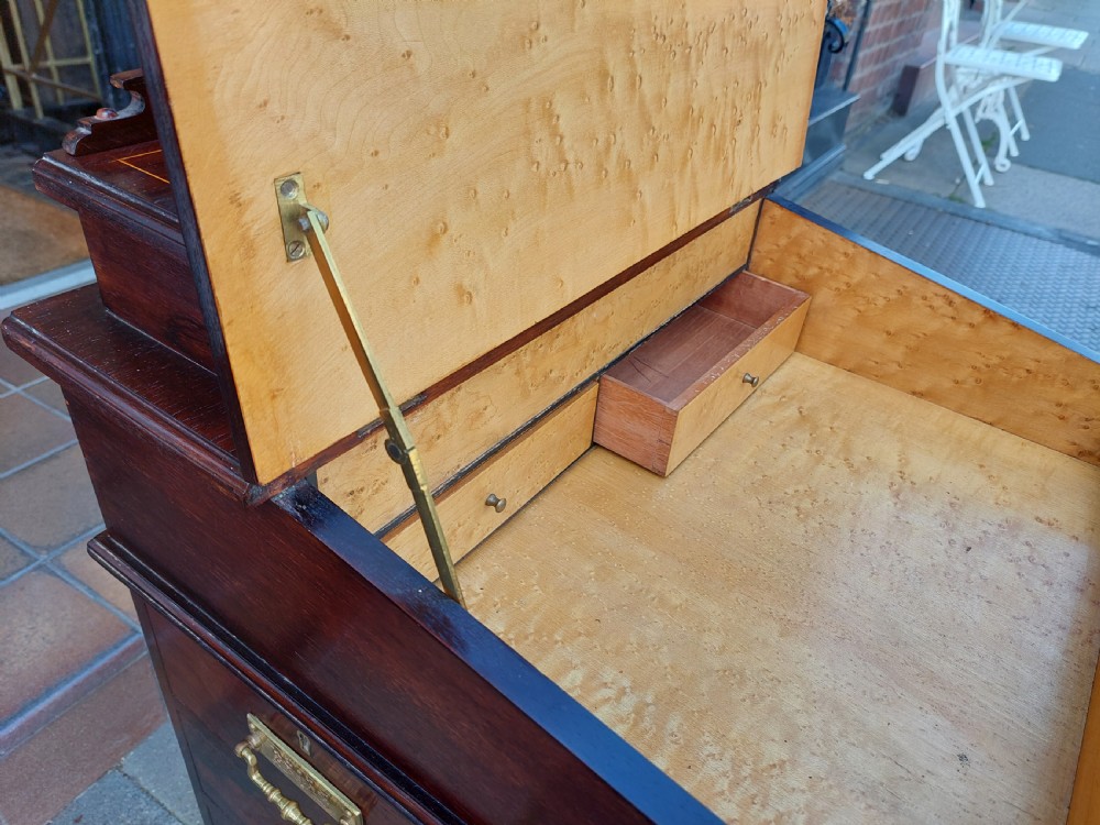Victorian Rosewood Davenport View IX
