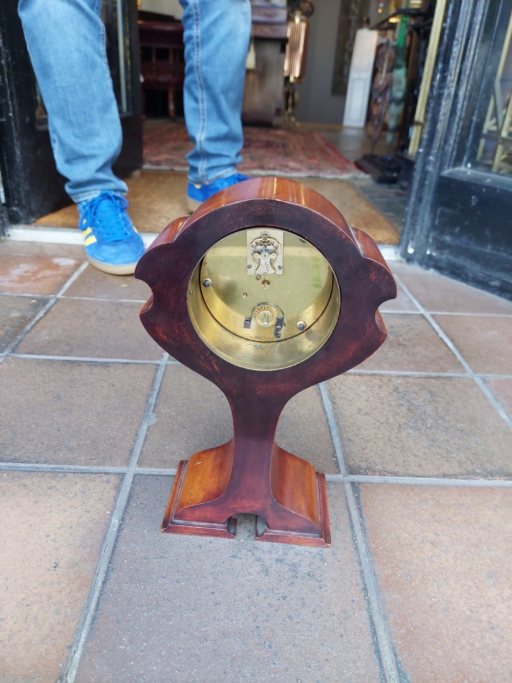 Edwardian Art Nouveau Mantel Clock View II