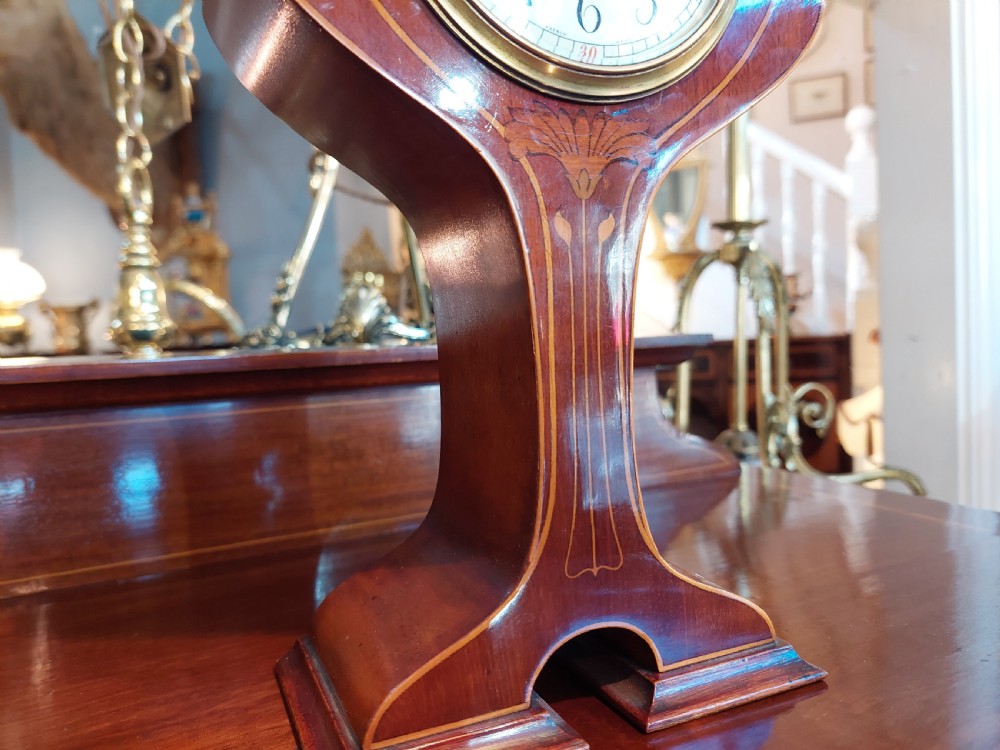 Edwardian Art Nouveau Mantel Clock View V