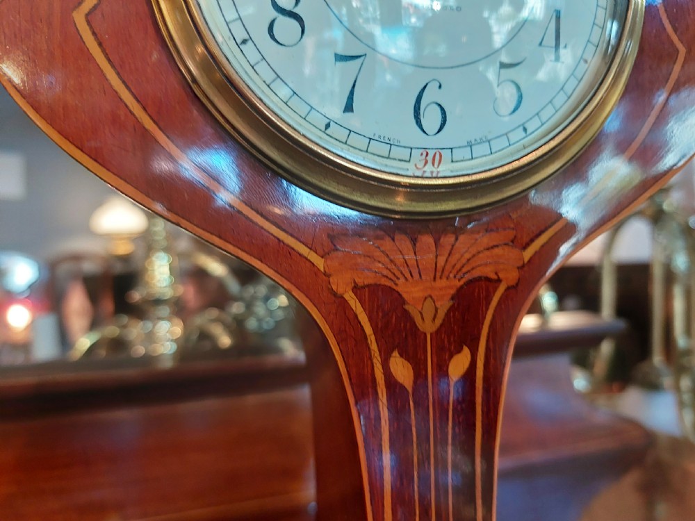 Edwardian Art Nouveau Mantel Clock View VII