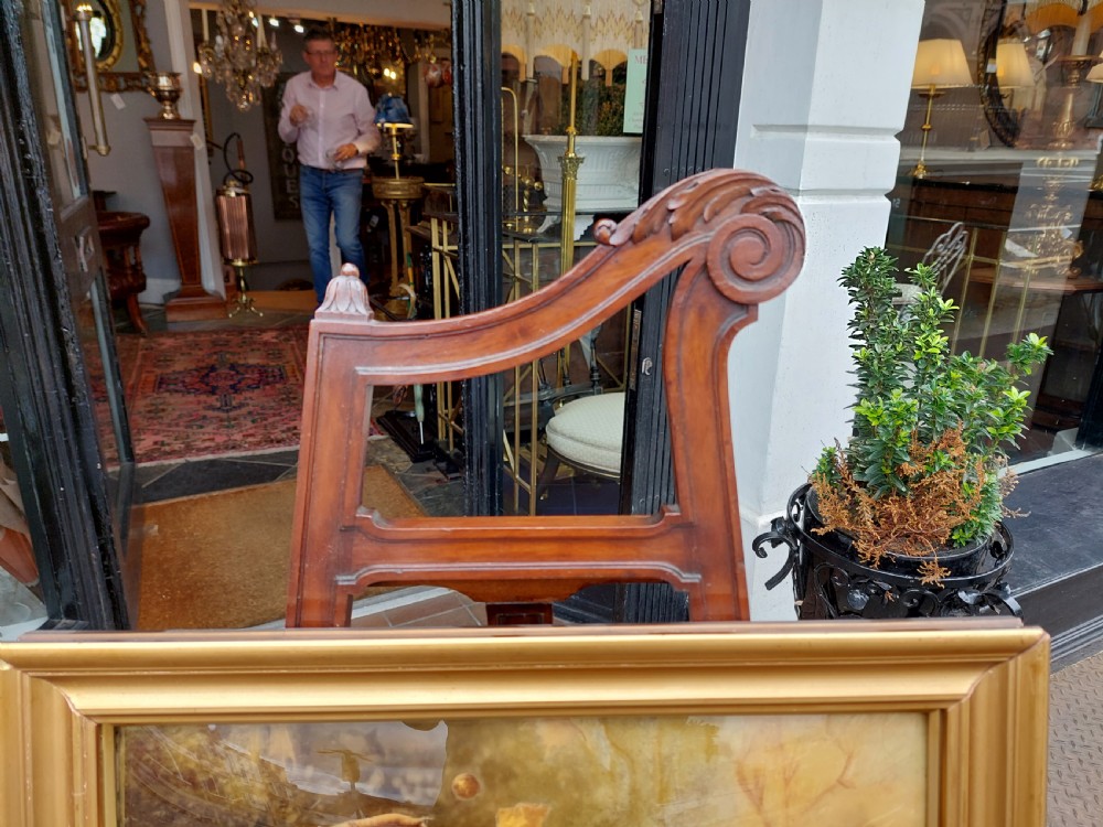 Edwardian Mahogany Easel View VII