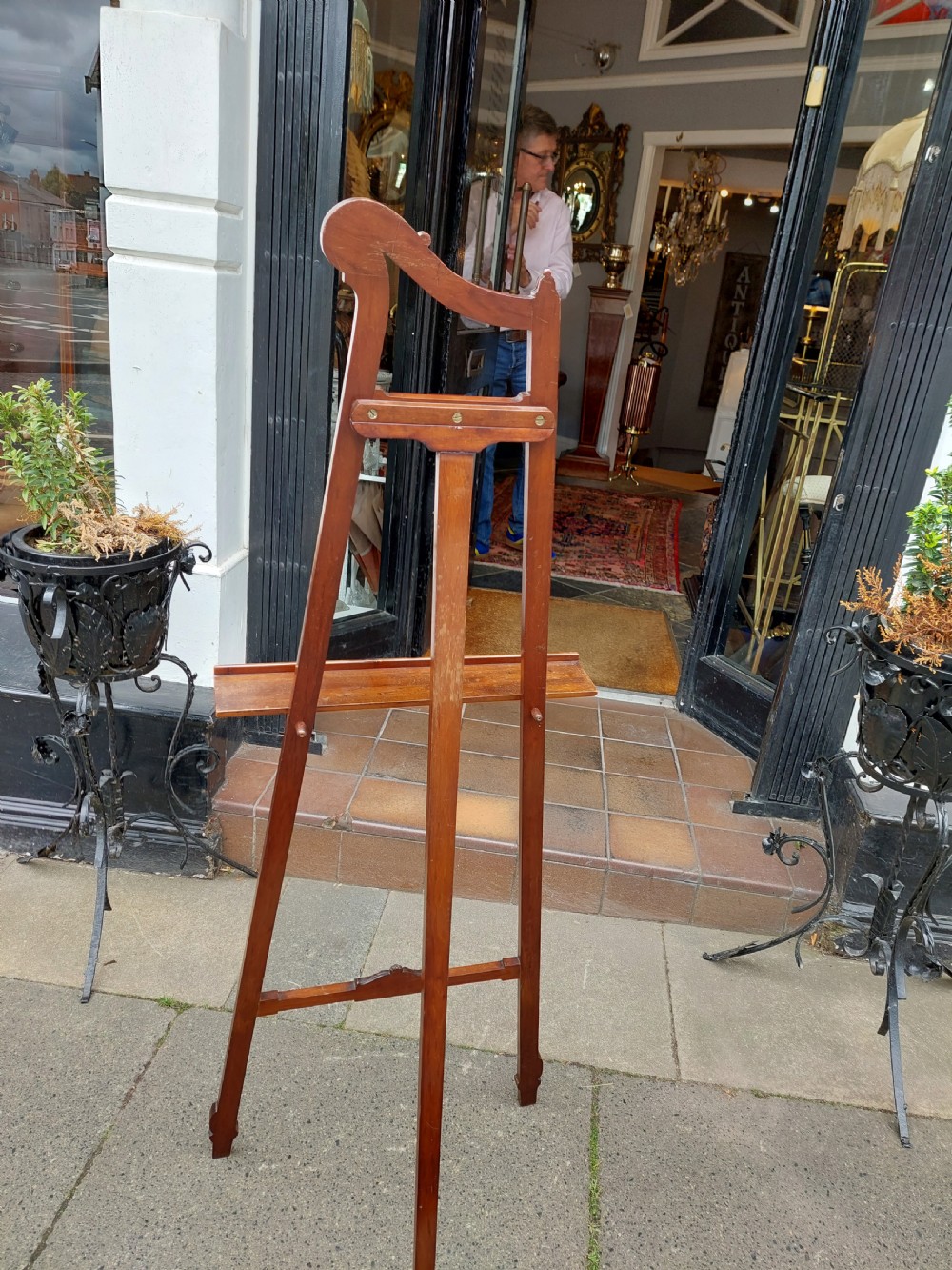 Edwardian Mahogany Easel View IX