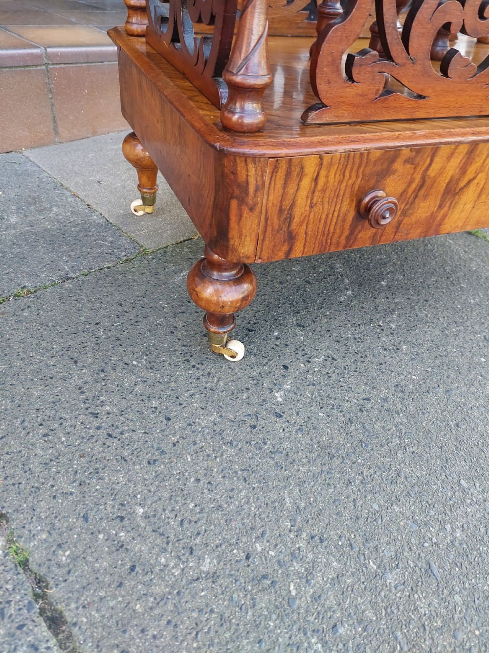 Victorian Walnut Three Division Canterbury  View II