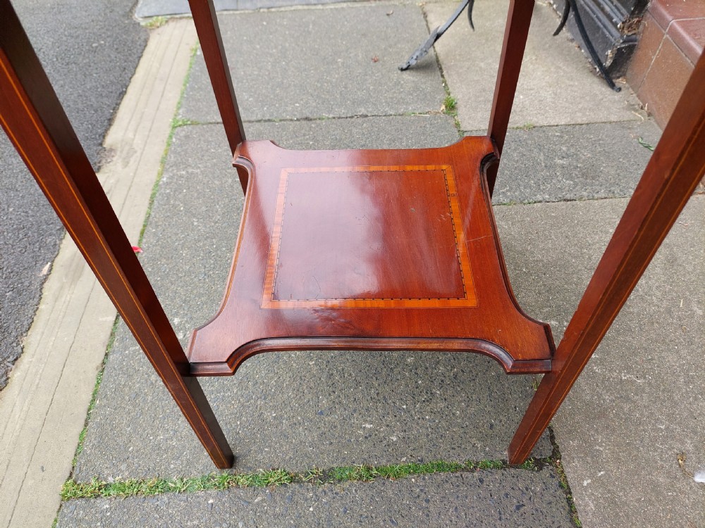 Edwardian Mahogany Side Table View IV