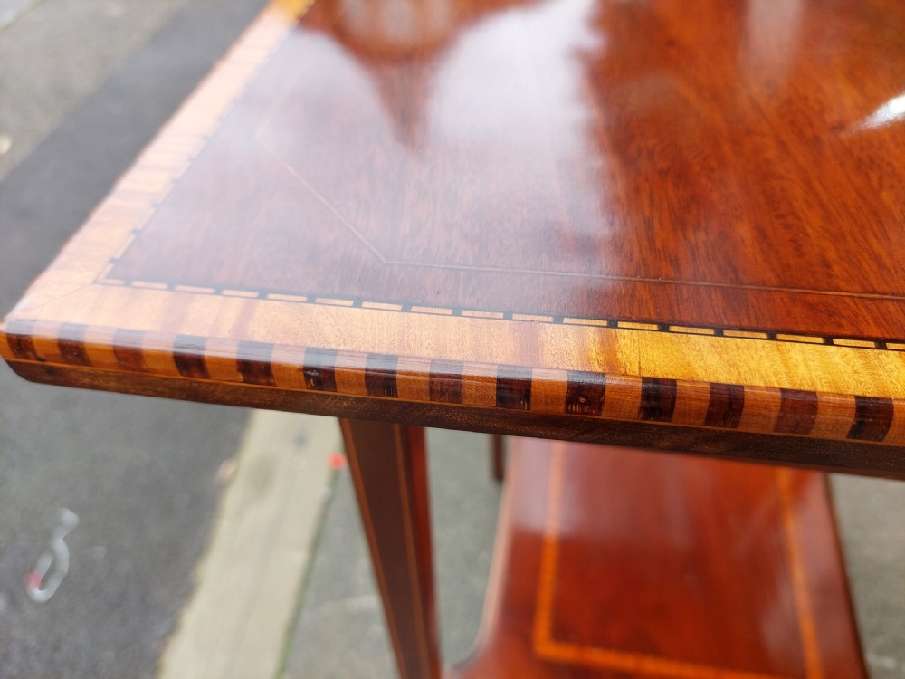 Edwardian Mahogany Side Table View VI