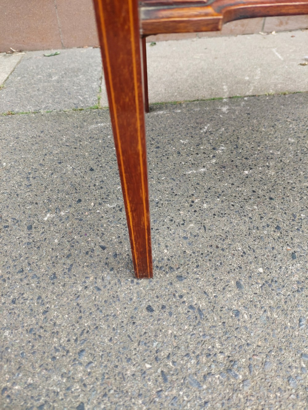 Edwardian Mahogany Side Table View VIII