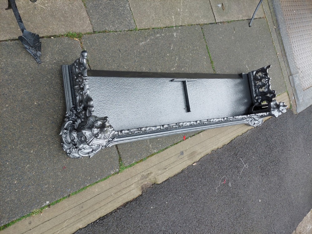 Victorian Cast Iron Fire Surround Curb  View III