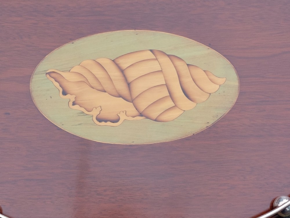 Edwardian Mahogany Oval Tray  View VI