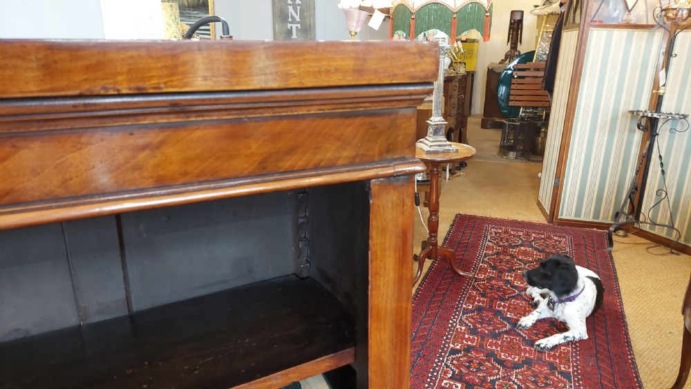 Victorian Mahogany Dwarf Bookcase View III
