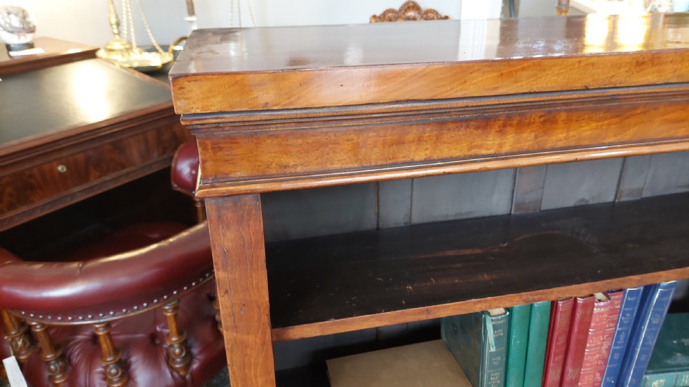Victorian Mahogany Dwarf Bookcase View V