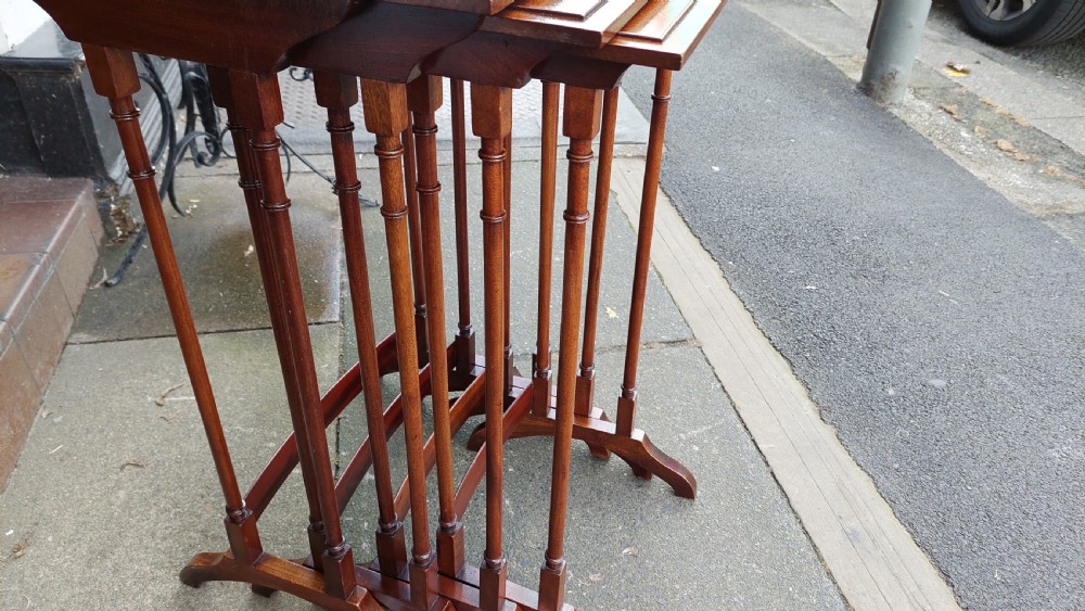 Edwardian Mahogany Quartteto Nest of Tables View III