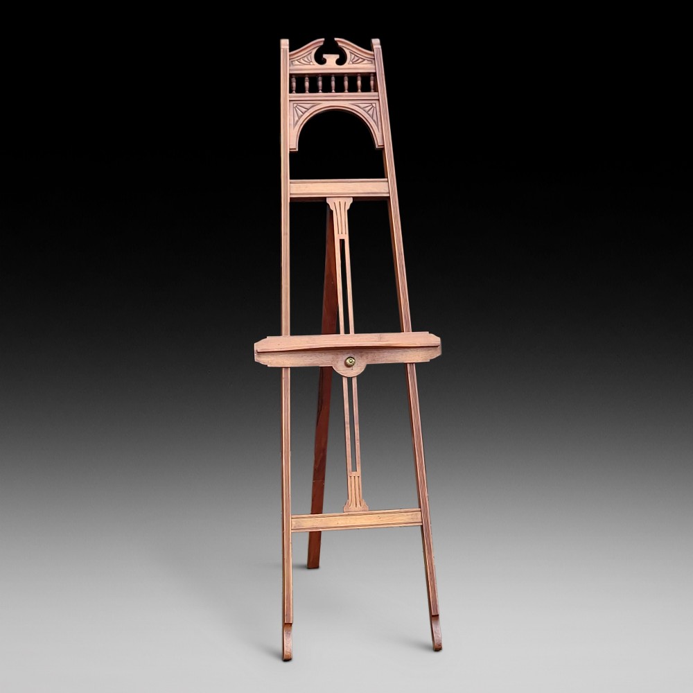 Victorian Walnut Easel Stand