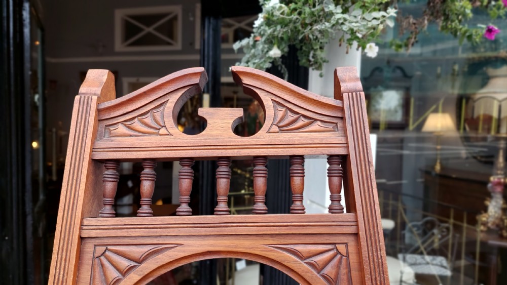 Victorian Walnut Easel Stand View III