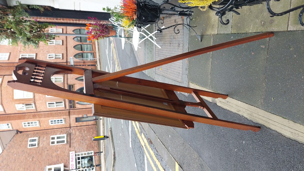 Victorian Walnut Easel Stand View X