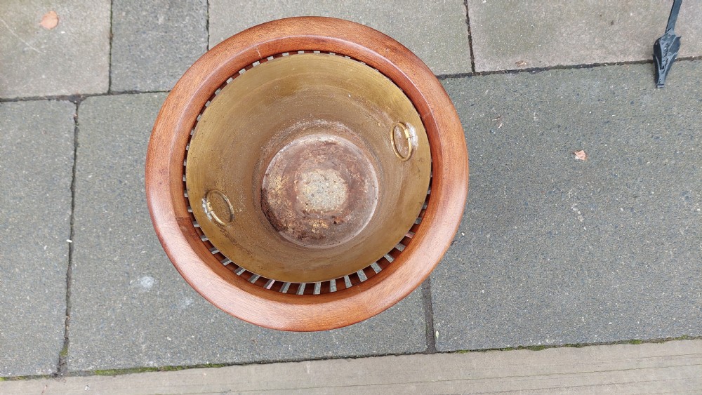 Edwardian Fretted Mahogany Plant Stand View III