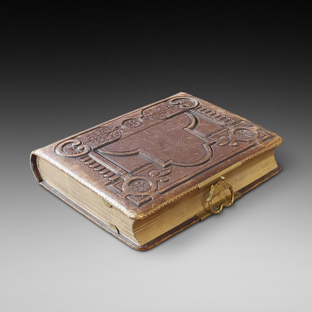 Late Victorian Leather Bound Photo Album
