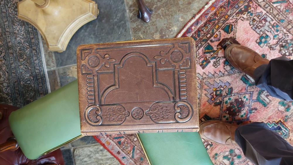 Late Victorian Leather Bound Photo Album View II