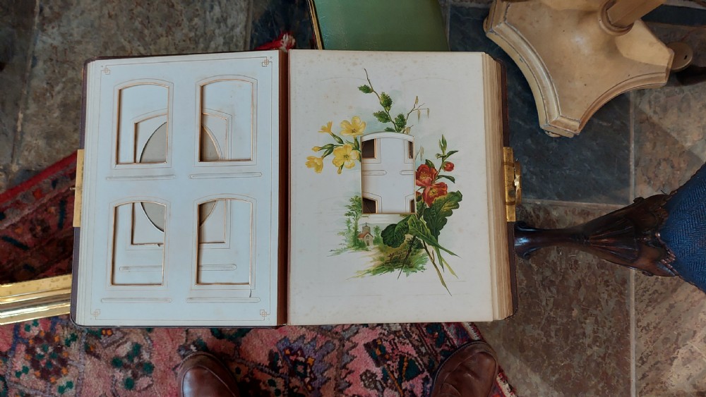 Late Victorian Leather Bound Photo Album View V